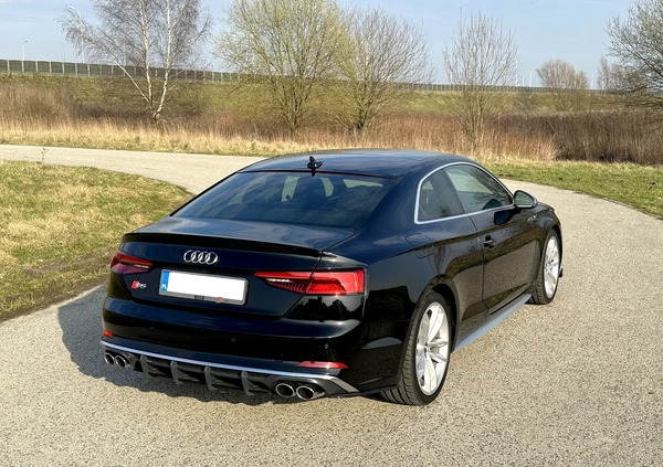 Audi S5 cena 159999 przebieg: 94000, rok produkcji 2018 z Ropczyce małe 92